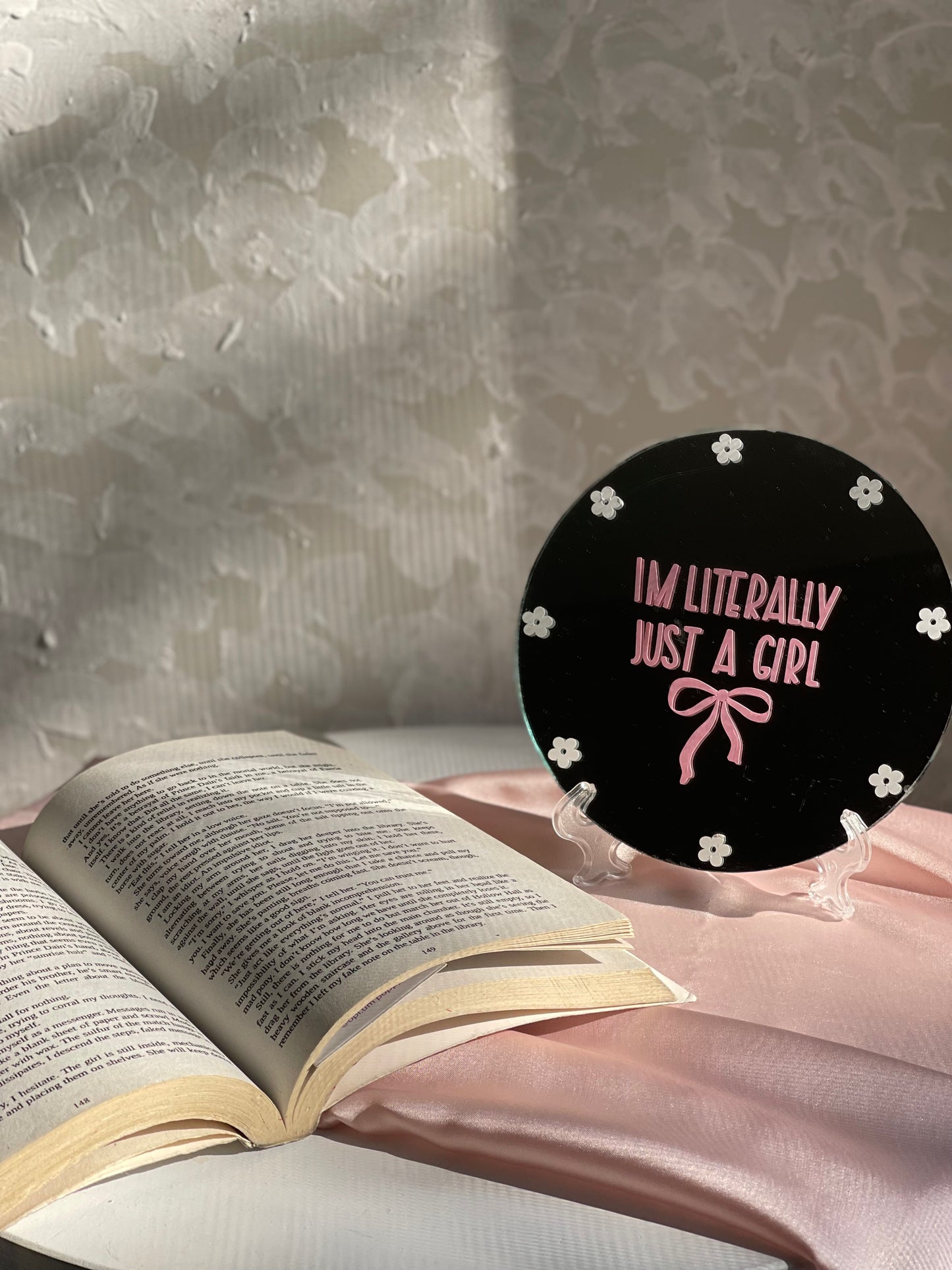 I Am Just A Girl Vinyl Mirror