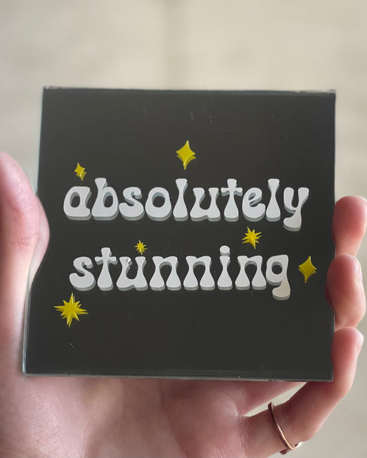 Absolutely Stunning Vinyl Mirror