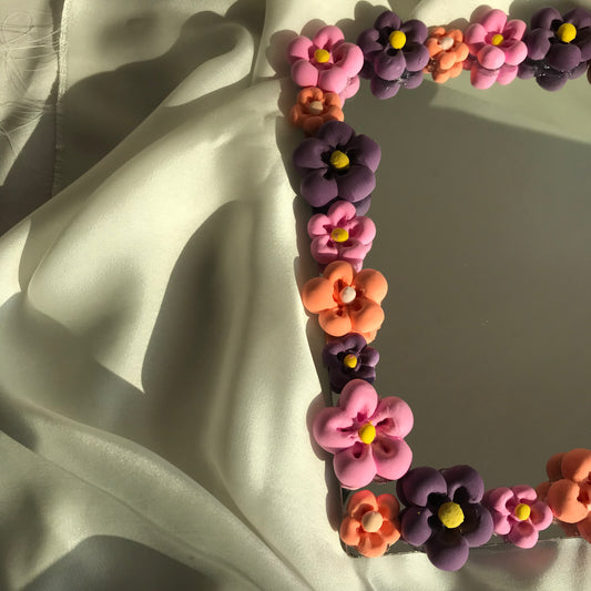 Inkie Pinkie Ponkie Handmade Clay Mirror